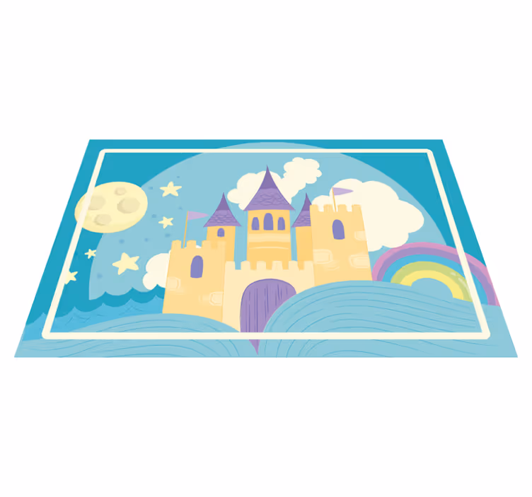 Hercegnő palotája gyerekeknek gyerek alátét - TenStickers