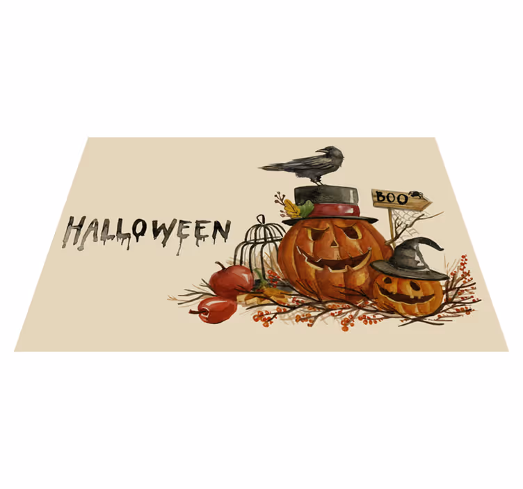 Tányéralátétek halloween Ünnepi tök díszítés - TenStickers