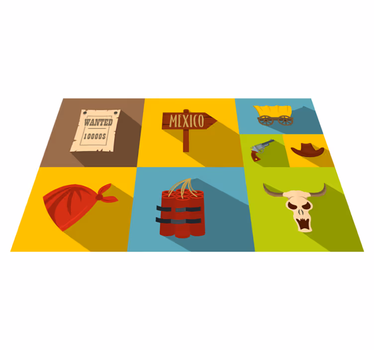 Eredeti tányéralátétek - mexikói téma kívánságra - TenStickers