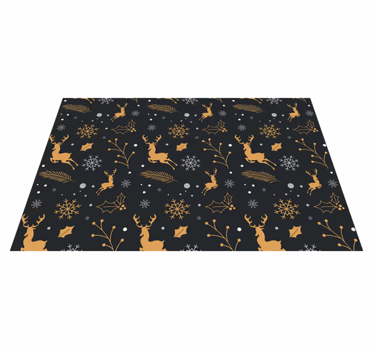 Vidám karácsonyi kompozíció karácsonyi placemats - TenStickers