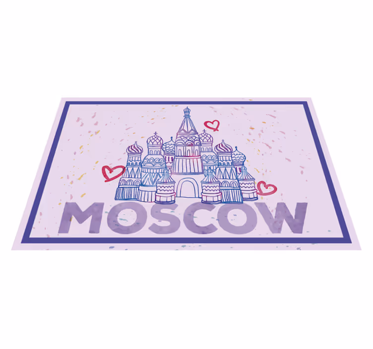 Eredeti tányéralátétek moszkvai látképpel - TenStickers