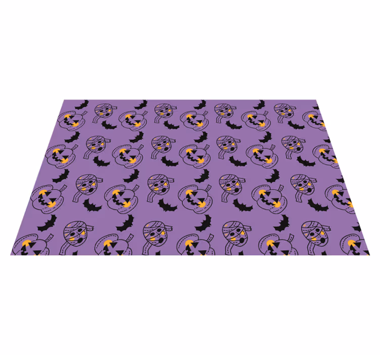 Vidám tök minták tányéralátétek halloween - TenStickers