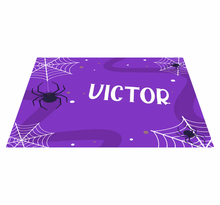Kísérteties pókfonalak tányéralátétek halloween - TenStickers