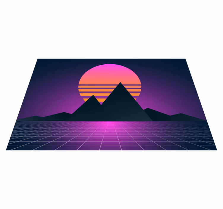 Vintage és retro sun 70-es nap alátétek - TenStickers