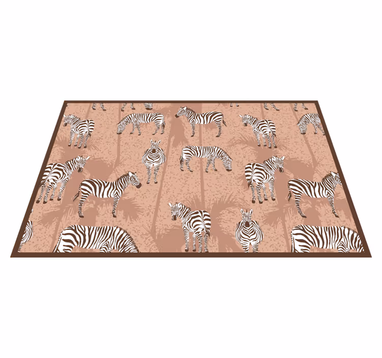 Eredeti tányéralátétek zebra mintás stílusban - TenStickers