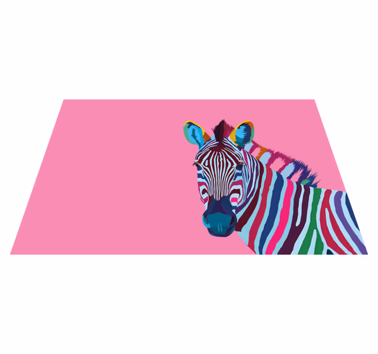Pop art zebra bakelitlemezek - TenStickers