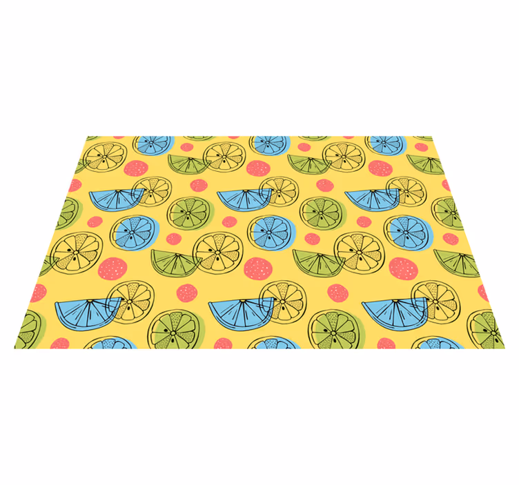 Citrus mintás tányéralátétek eredeti - TenStickers