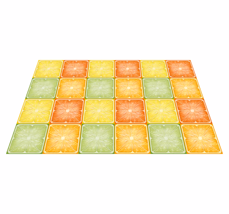 Citrus szelet mintás tányéralátétek eredeti - TenStickers