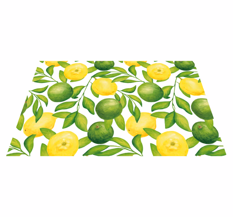 Friss citrus mintázat tányéralátétek eredeti - TenStickers