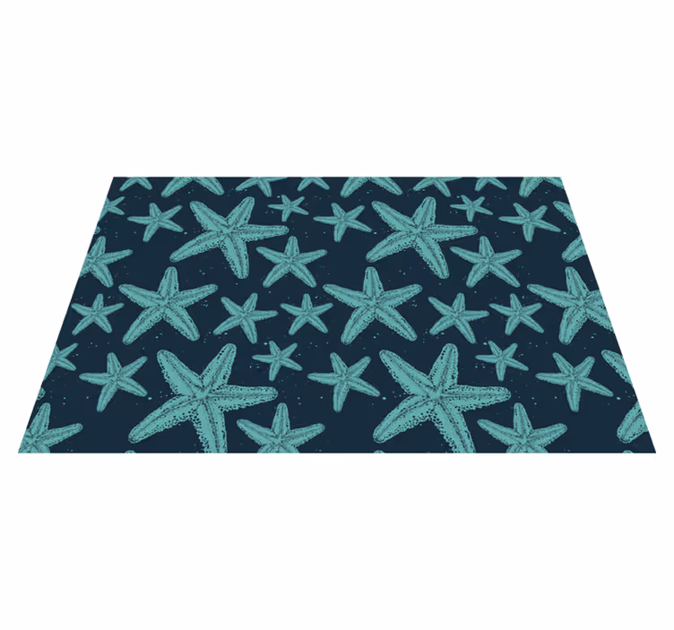 Tengeri csillag bluetones tengeri élet placemats - TenStickers