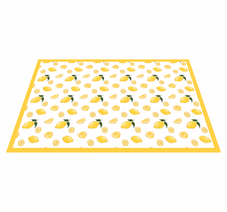 Lemon mintás eredeti tányéralátétek - TenStickers