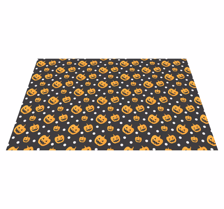 Tányéralátétek halloween - tök mintás asztalterítő - TenStickers