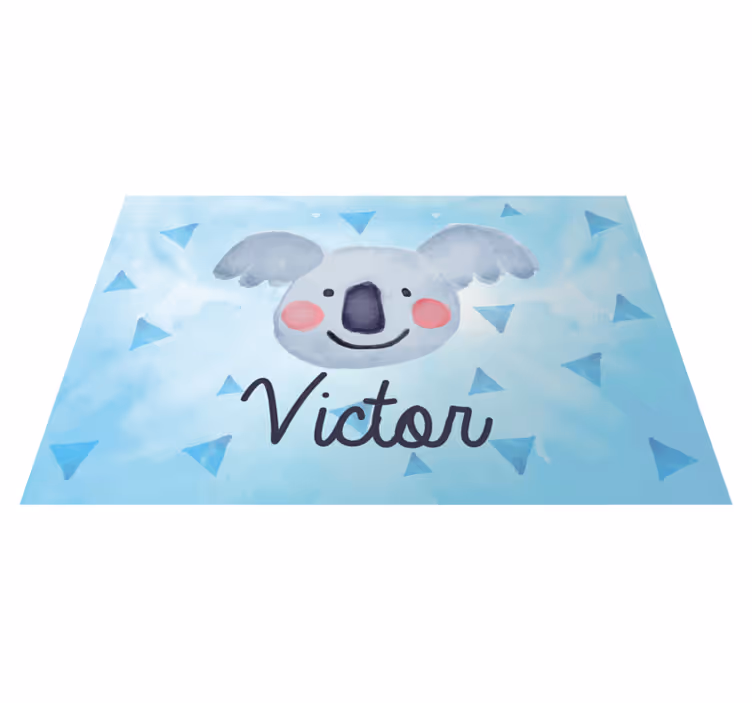 Cuki koala arc tányéralátétek gyermekeknek - TenStickers