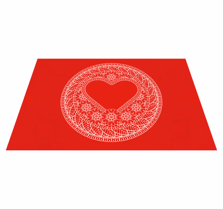 Szív mandala eredeti helytakarók - TenStickers