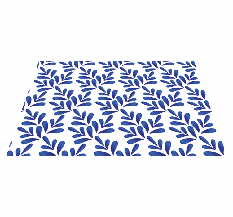 Kék porcelán elegáns teríték - TenStickers