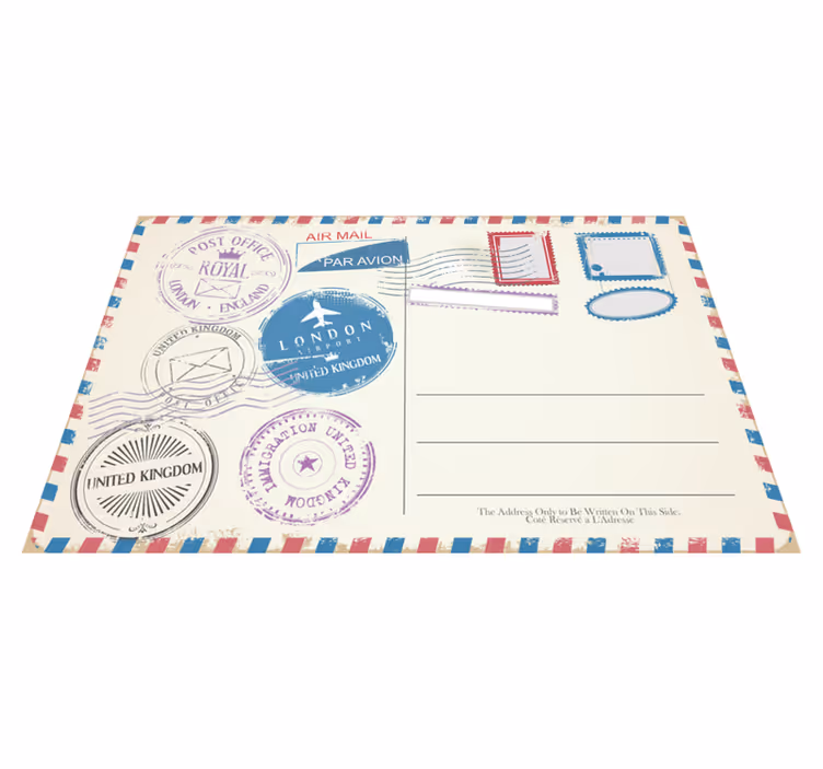 Utazási bélyeggyűjtemény - tányéralátétek idézetek - TenStickers