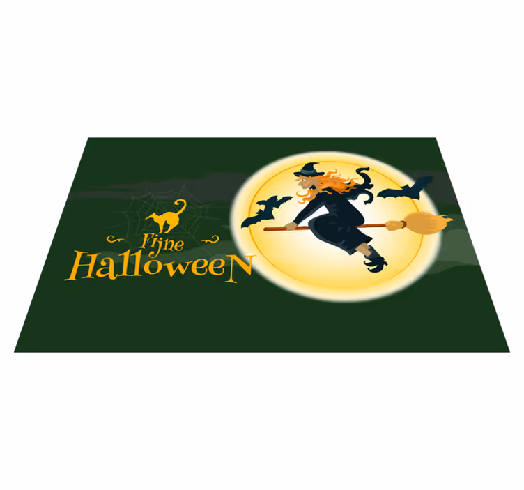 Boszorkányok és macskák halloween tányéralátétek - TenStickers