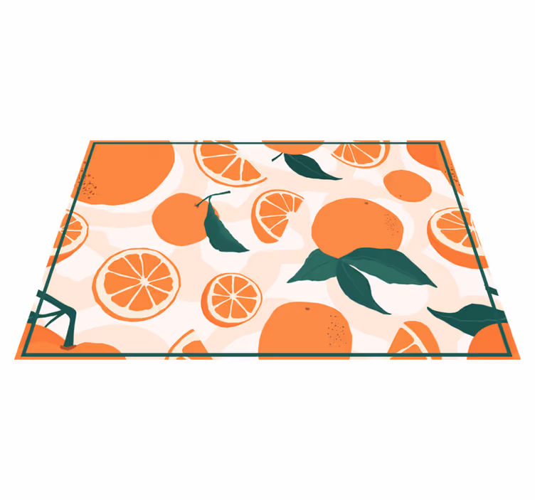 Citrus szelet minta tányéralátétek eredeti - TenStickers