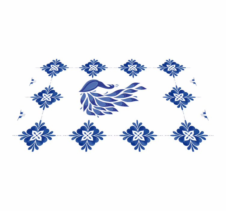 Elegáns hatszög modern teríték - TenStickers