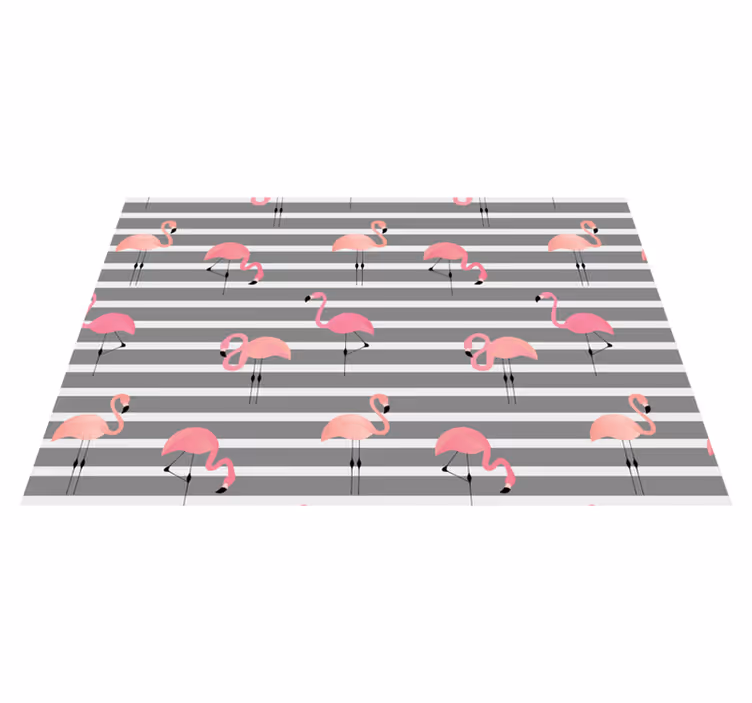 Eredeti tányéralátétek flamingó mintával - TenStickers