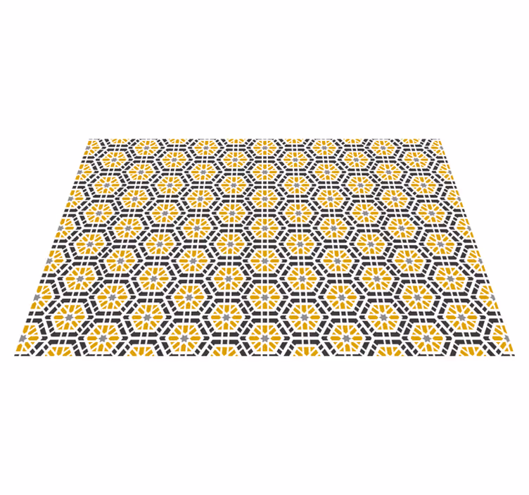 Geometrikus mintázatú tányéralátétek struktúra - TenStickers