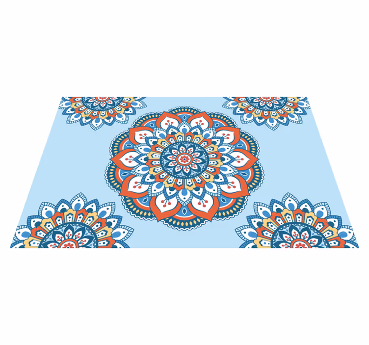Vibráló mandala motívum tányéralátétek eredeti - TenStickers
