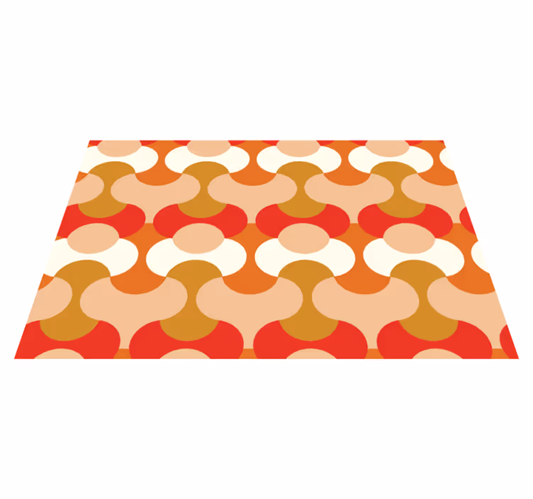 Vibráló geometrikus motívumok tányéralátétek modern - TenStickers