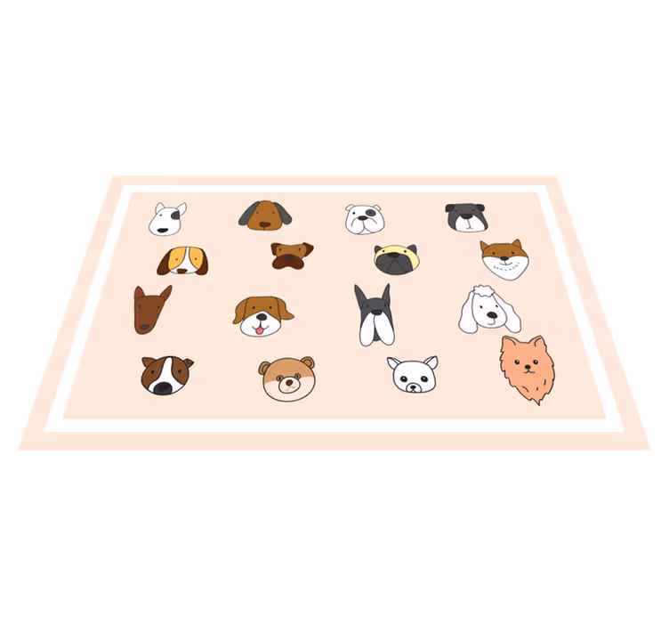 Állatfejek gyűjteménye tányéralátétek gyermekeknek - TenStickers