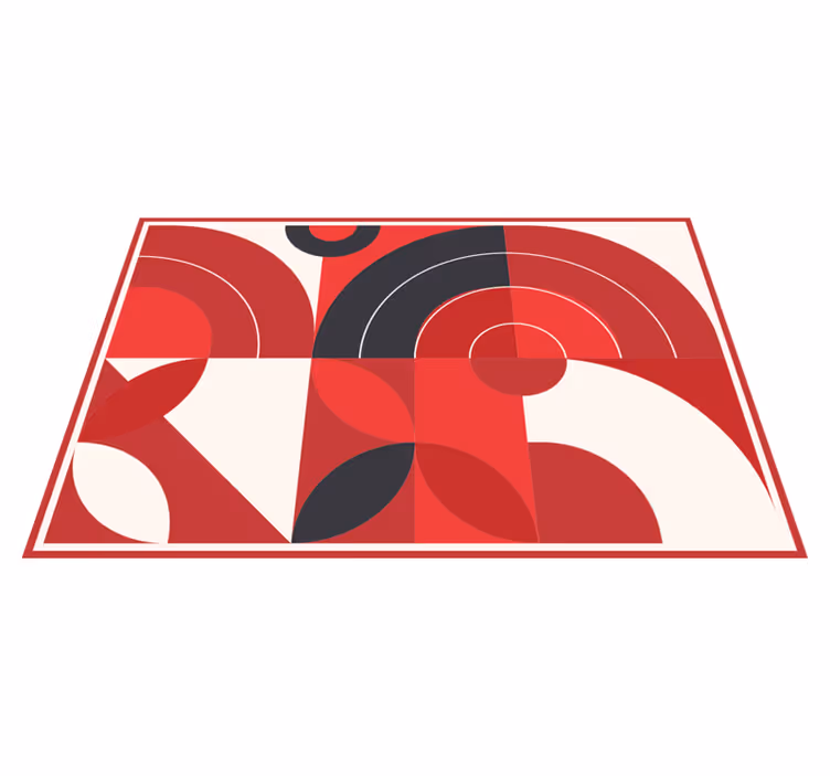Vibráló geometrikus formák tányéralátétek modern - TenStickers