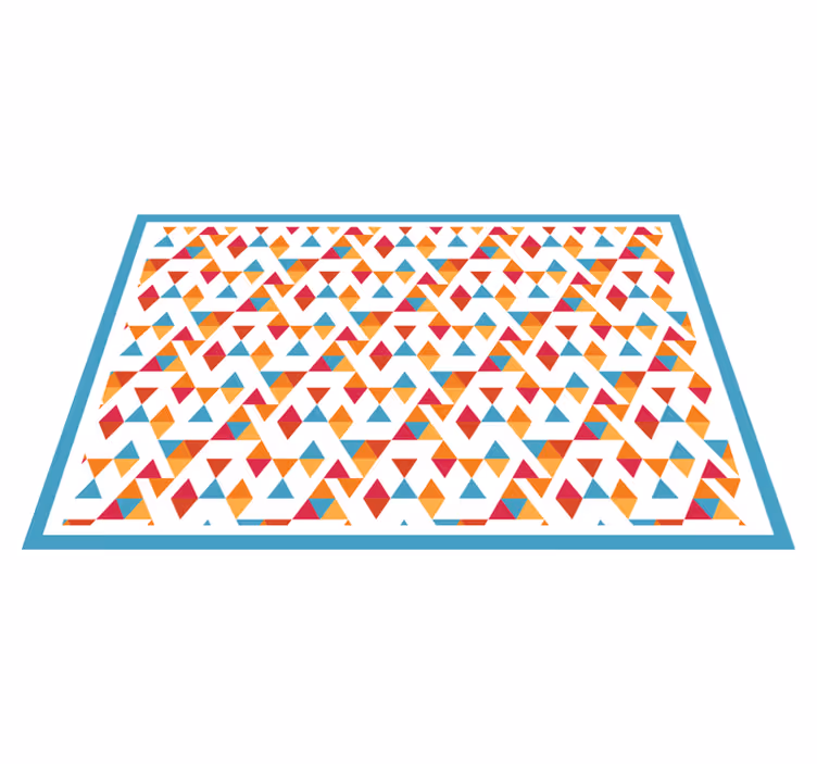 Gyémánt alakzat geometriai művészet eredeti alátétek - TenStickers
