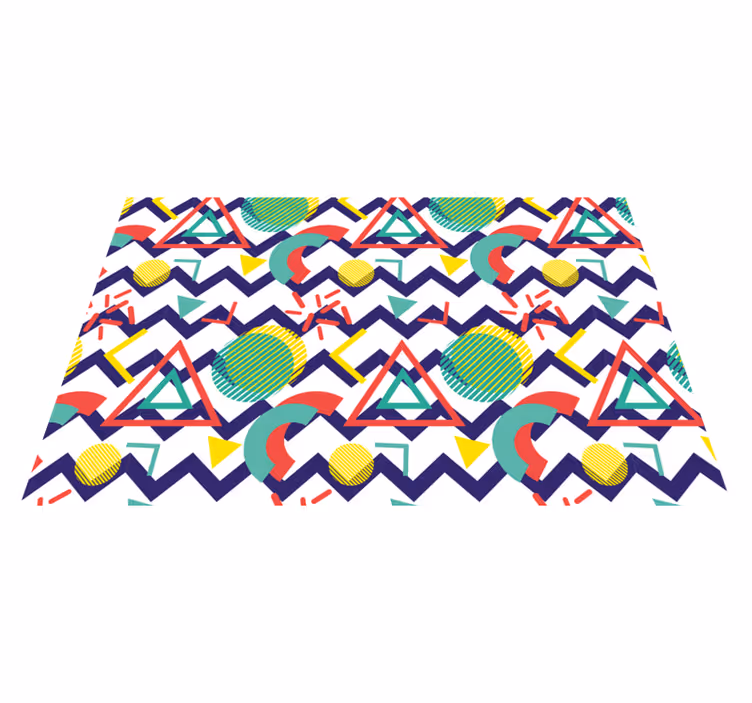 Geometriai minta tervezés tányéralátétek modern - TenStickers