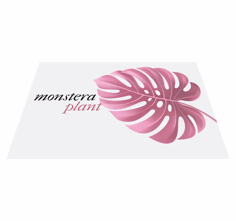 Monstera levél mintás tányéralátétek eredeti - TenStickers