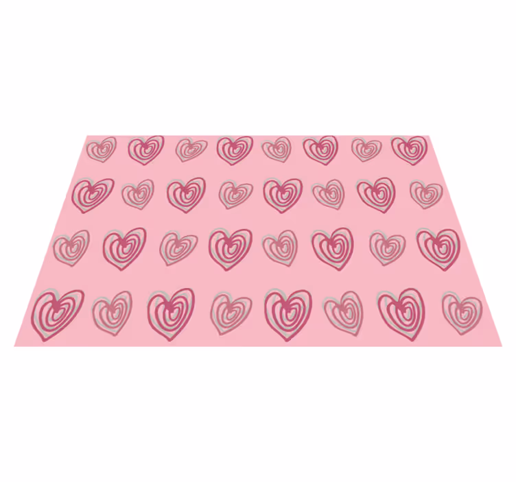 Szívmintás felületű tányéralátétek eredeti - TenStickers