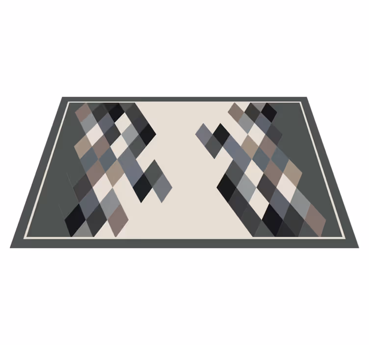 Geometrikus mintás felület tányéralátétek modern - TenStickers