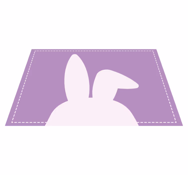 Aranyos nyuszi fülek gyerekek placemats - TenStickers