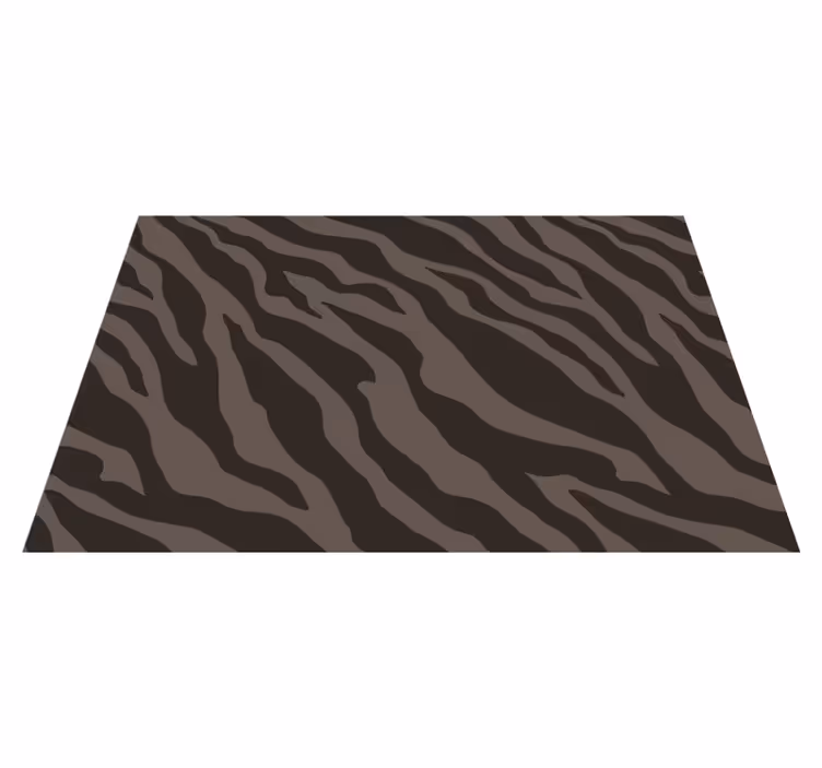 Sötét zebra mintás eredeti alátétek - TenStickers