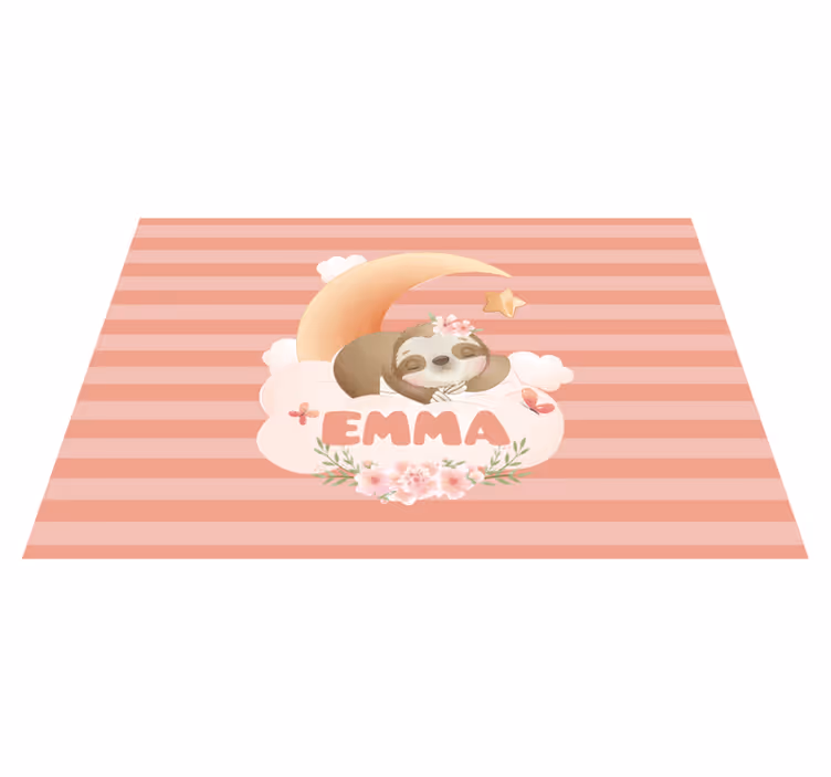 Aranyos állatok lajhár nevű gyermekek placemats - TenStickers
