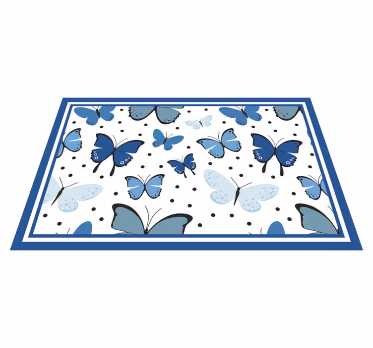 Pillangómintás tányéralátétek gyermekeknek - TenStickers