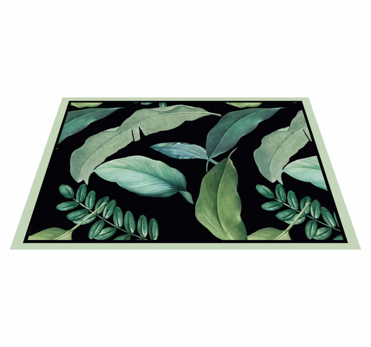 Levélmotívum kialakítása tányéralátétek struktúra - TenStickers
