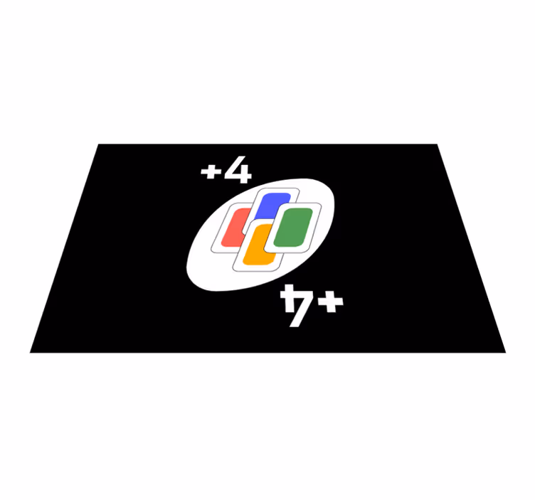Tányéralátétek eredeti kártyajáték ihlette dizájn - TenStickers