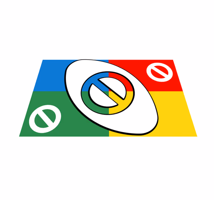 Absztrakt színes forma tányéralátétek modern - TenStickers
