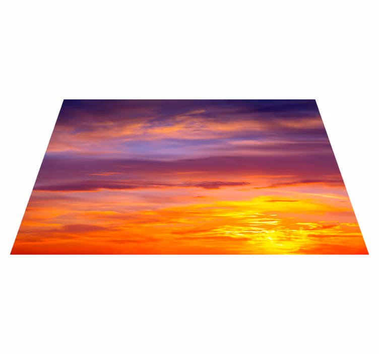 Naplemente horizont látvány - modern tányéralátétek - TenStickers