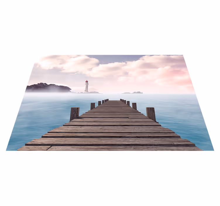 Modern tányéralátétek nyugodt kikötő Útja - TenStickers