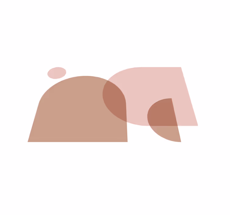 Modern tányéralátétek kortárs geometrikus formák - TenStickers