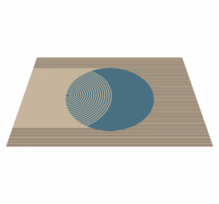 Modern tányéralátétek geometrikus körmintával - TenStickers