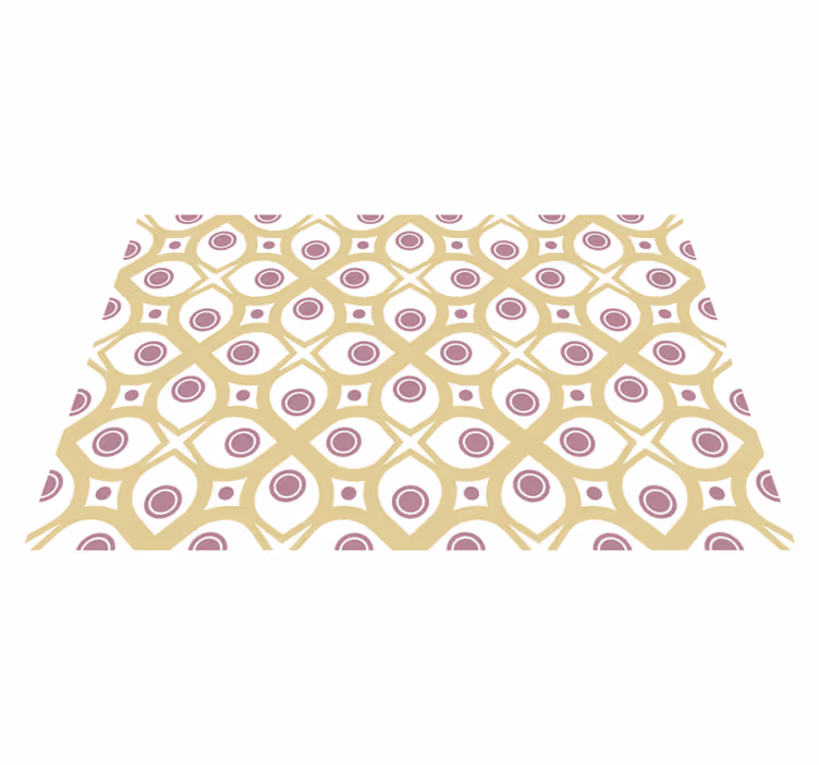 Modern tányéralátétek geometrikus mintázattal - TenStickers