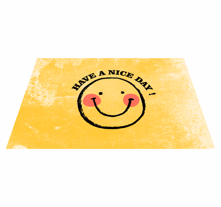 "szép napot kívánok" mosolygós arc idézi a helymatracokat - TenStickers