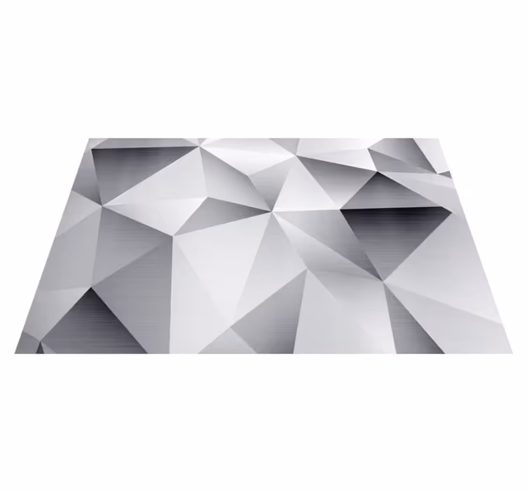 Modern tányéralátétek geometrikus fém mintával - TenStickers