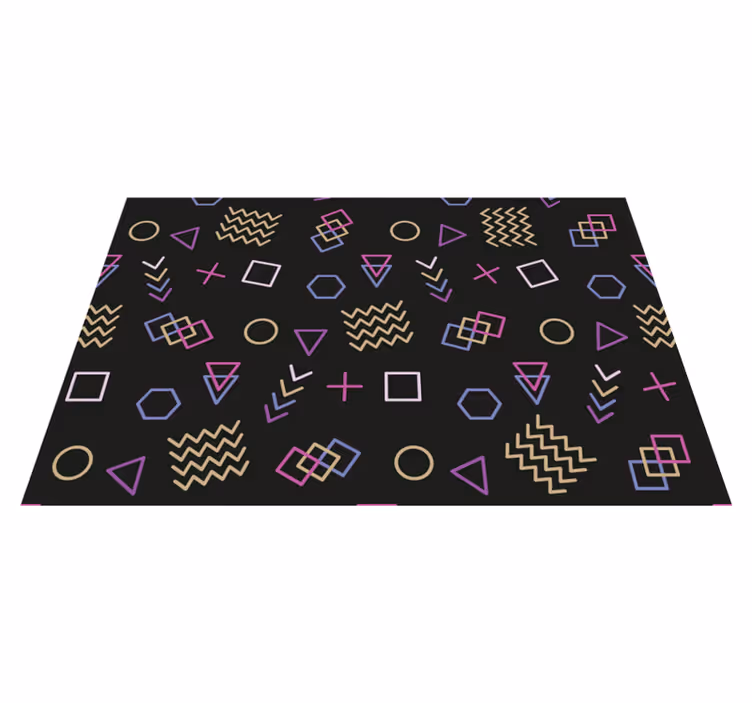 Modern tányéralátétek geometrikus formákkal - TenStickers