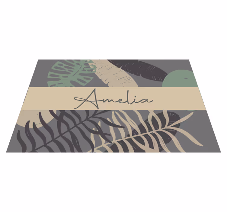 "boho" stílusú dzsungel modern alátétek - TenStickers